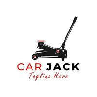 car jack vector illustration logo design