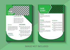 creative case study design template vector