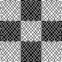 abstract black and white monochrome pattern. Geometry, calligraphy vector
