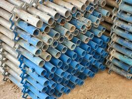 Structural Steel Tubular Poles Used in Construction Industry photo