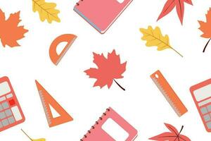 Bright autumn leaf. Cartoon style. Vector design.