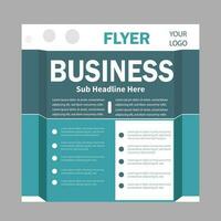 Business flyer design vector