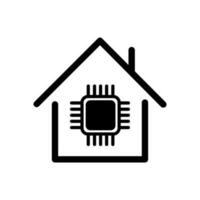 Smart home icon vector. Smart house illustration sign. technology symbol or logo. vector