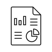 Data analysis icon vector. profit graph illustration sign. data science symbol or logo. vector