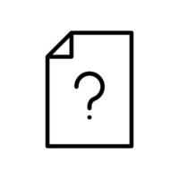 Question Related icon vector set. faq illustration sign collection. answer symbol or logo.