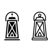 lámpara icono vector. iluminador construcción ilustración signo. Encendiendo símbolo o logo. vector