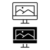 Image editing icon vector. online editor illustration sign. program interface symbol or logo. vector