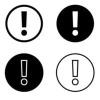 Problem icon vector set. challenge illustration sign collection. danger symbol or logo.