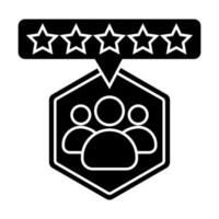 Feedback vector icon. assessment illustration sign. rating symbol.