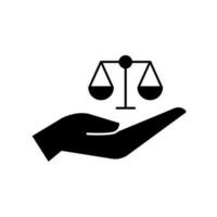 Corte icono vector. justicia ilustración signo. ley símbolo o logo. vector