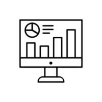 Budget icon vector. Analysis illustration sign. statistics symbol. financial report logo. vector