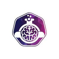 Brain Lab is a Professional science, education and technology logo vector