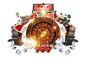 Famous Casino Games Concept photo