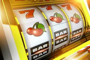 Fruit Slot Machine Concept photo