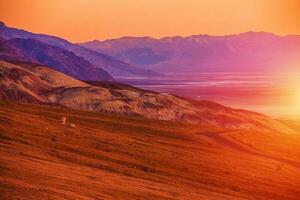 Sunset Scenery of Death Valley photo