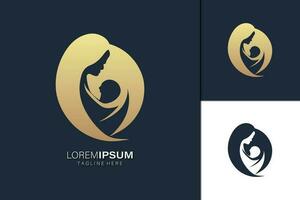 Golden Logo Set Design vector