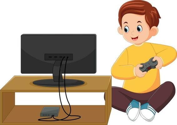 a father is enjoying a working holiday by playing video games