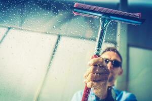 Car Window Cleaning photo