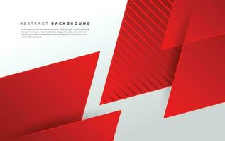 red white modern abstract background design vector