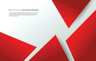 red white modern abstract background design vector