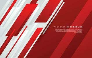 red white modern abstract background design vector