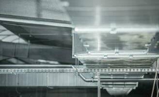 Heating, Cooling and Air Filtering Metal Duct photo