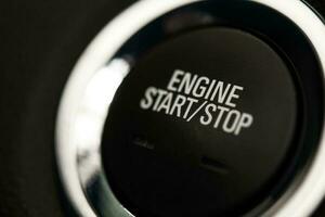 Car Stop and Start Engine Button photo