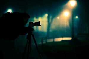 Night Shooting Photographer photo