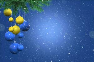 Holiday Snowy Background photo