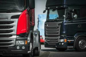 euro camiones convoy foto