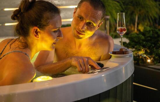 Explaining How To Change Temperature Inside a Hot Tub photo