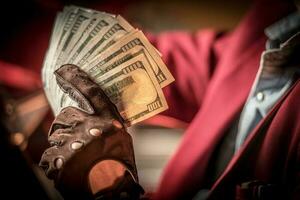 Cash Money in a Hand photo