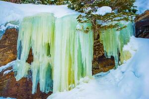 Frozen Waterfall Icicles photo