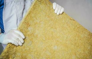 Mineral Wool Insulating Material photo