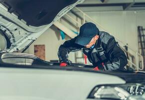 Car Mechanic on Duty photo