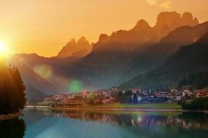 Auronzo Di Cadore Sunset photo