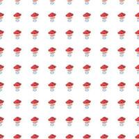 Magical magic fly agaric seamless pattern. Creative mushrooms silhouettes wallpaper. vector