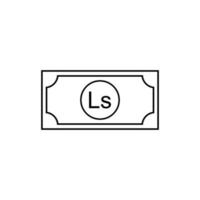 Latvia Currency Symbol, Latvian Lats Icon, LVL Sign. Vector Illustration