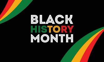 Black history month banner. Vector African American History Designs