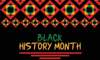 Black history month banner. Vector African American History Designs