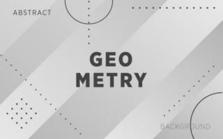 modern grey abstract geometry shape background banner, can be used in cover design, poster, book design, website backgrounds or advertising. vector illustration.