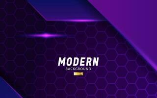 modern abstract premium purple gradient vector background banner design.Overlap layers with paper effect.Realistic light effect on hexagon pattern textured background.vector illustration.