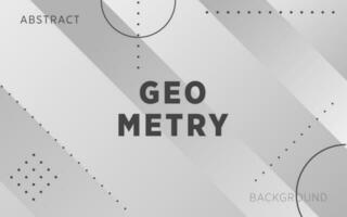 modern grey abstract geometry shape background banner, can be used in cover design, poster, book design, website backgrounds or advertising. vector illustration.