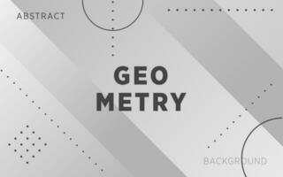 modern grey abstract geometry shape background banner, can be used in cover design, poster, book design, website backgrounds or advertising. vector illustration.