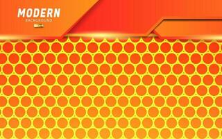 modern abstract premium futuristic orange background banner design.Overlap layers with paper effect.Realistic light effect on circle pattern texture background.vector illustration. vector