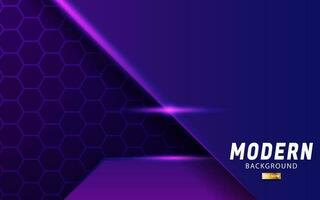 modern abstract premium purple gradient vector background banner design.Overlap layers with paper effect.Realistic light effect on hexagon pattern textured background.vector illustration.