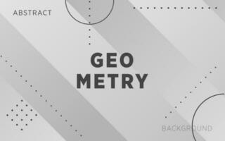 moderno gris resumen geometría forma antecedentes bandera, lata ser usado en cubrir diseño, póster, libro diseño, sitio web antecedentes o publicidad. vector ilustración.