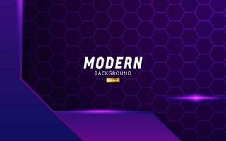 modern abstract premium purple gradient vector background banner design.Overlap layers with paper effect.Realistic light effect on hexagon pattern textured background.vector illustration.