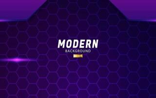 modern abstract premium purple gradient vector background banner design.Overlap layers with paper effect.Realistic light effect on hexagon pattern textured background.vector illustration.