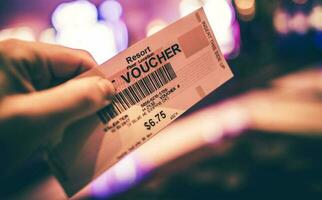 Vegas Casino Gambling Voucher photo